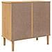 Cassettiera Senja Aspetto Rattan Marrone 80x40x80 Cm Legno Pino - Foto miniatura 8