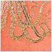 Cuscino Decorativo Laminaria Cotone 45 X 45 Cm Corallo - Foto miniatura 5