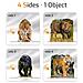 4S Vision Wild Cats Puzzle 3D Fauna - Foto miniatura 3