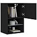 Mobile TV con Luci LED Nero 40,5x30x60 cm - Foto miniatura 2