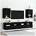 Mobile TV con Luci LED Nero 40,5x30x60 cm - Foto miniatura 5