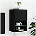 Mobile TV con Luci LED Nero 40,5x30x60 cm - Foto miniatura 6