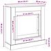 Cornice per Camino Legno Antico 90x30x90 cm in Truciolato - Foto miniatura 9