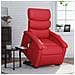Poltrona Alzapersona Reclinabile Elettrica Rossa in Similpelle - Foto miniatura 2