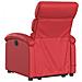 Poltrona Alzapersona Reclinabile Elettrica Rossa in Similpelle - Foto miniatura 4