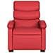 Poltrona Alzapersona Reclinabile Elettrica Rossa in Similpelle - Foto miniatura 8