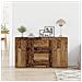 Credenza  Legno Vecchio Legno Massello di Recupero 120 x 36 x 69 cm - Foto miniatura 4