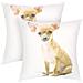 Set Di 2 Copricuscini 40x40 Cm Design Chihuahua - Foto miniatura 5