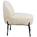 Poltrona In Tessuto Bouclette Beige Helmi - Foto miniatura 4