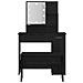 Set Tavolo da Trucco Rovere nero 86.5 x 35 x 136 cm - Foto miniatura 8