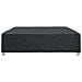 Copertura per mobili da esterno Nero 350 x 260 x 90 cm 420D - Foto miniatura 5