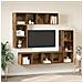 Set mobile TV 4 pcs Legno vecchio 37 x 37 x 142.5 cm - Foto miniatura 2