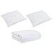 Piumone con cuscino 3 pcs Bianco Piume - Foto miniatura 1
