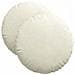 Cuscini per Seduta 2 pcs Crema Ø 40 x 13 cm Velluto - Foto miniatura 1