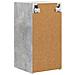 Mobile TV da parete 2 pcs Calcestruzzo 30 x 31 x 60 cm - Foto miniatura 9