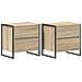 Comodino 2 pcs Sonoma 50 x 39.5 x 50 cm Legno multistrato - Foto miniatura 1
