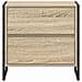 Comodino 2 pcs Sonoma 50 x 39.5 x 50 cm Legno multistrato - Foto miniatura 6