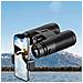 Binocolo Ad Alta Potenza 12x50 Con Clip Per Telefono - Visione Notturna In Condizioni Di Scarsa Illuminazione, Ottiche Hd - Foto miniatura 4