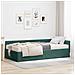 Struttura Letto Angolare con Materasso 2 pcs Verde Velluto - Foto miniatura 2