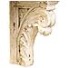 Mensola Da Parete In Magnesio E Legno, Marrone E Bianco, 110x29x40h Cm - Foto miniatura 6