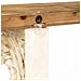 Mensola Da Parete In Magnesio E Legno, Marrone E Bianco, 110x29x40h Cm - Foto miniatura 7