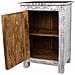 Comodino Artigianale In Legno Con 1 Anta, Bianco, 53x40x73h Cm - Foto miniatura 6