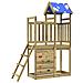 Torre da Gioco Marrone Legno Impregnato Solido - Foto miniatura 1