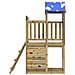 Torre da Gioco Marrone Legno Impregnato Solido - Foto miniatura 2