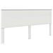 Struttura del letto Bianco 200 x 200 cm Legno Ingegnerizzato - Foto miniatura 7