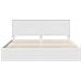 Struttura del letto Bianco 200 x 200 cm Legno Ingegnerizzato - Foto miniatura 8