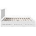 Struttura del letto Bianco 200 x 200 cm Legno Ingegnerizzato - Foto miniatura 9