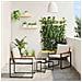 Set di Mobili con cuscino 3 pcs Beige e Bianco Crema Rattan - Foto miniatura 2