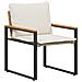 Set di Mobili con cuscino 3 pcs Beige e Bianco Crema Rattan - Foto miniatura 6