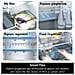 GBBS726AEV Frigorifero combinato Fit & Max 60cm, Classe A, 375L, AI Inverter, Black Steel - Foto miniatura 12