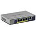 GS105PP Non gestito Gigabit Ethernet (10/100/1000) Supporto Power over Ethernet (PoE) Montaggio da desktop /parete Grigio - Foto miniatura 1