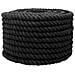 Corda Nero 2 x 2 x 5000 cm Cotone - Foto miniatura 1
