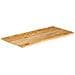 Piano Tavolo Bordi Vivi 120x60x3,8cm in Legno Massello di Mango - Foto miniatura 2