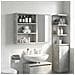 Armadio da bagno a muro Grigio Cemento 40 x 10 x 50 cm - Foto miniatura 2