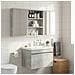 Armadio da bagno a muro Grigio Cemento 40 x 10 x 50 cm - Foto miniatura 5