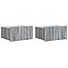 Mobiletto da notte a muro 2 pcs Grigio Sonoma 49 x 34,5 x 24 cm - Foto miniatura 1