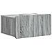 Mobiletto da notte a muro 2 pcs Grigio Sonoma 49 x 34,5 x 24 cm - Foto miniatura 2