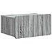 Mobiletto da notte a muro 2 pcs Grigio Sonoma 49 x 34,5 x 24 cm - Foto miniatura 3