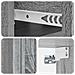Mobiletto da notte a muro 2 pcs Grigio Sonoma 49 x 34,5 x 24 cm - Foto miniatura 8