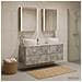 Set di mobili per il bagno 5 pcs Grigio Cemento - Foto miniatura 4