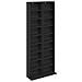 Mobile per CD 2 pz Rovere Nero 33 x 23,5 x 175 cm - Foto miniatura 1