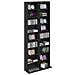 Mobile per CD 2 pz Rovere Nero 33 x 23,5 x 175 cm - Foto miniatura 3