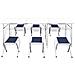 Set Tavolo Da Campeggio Pieghevole Con 6 Sedie Regolabili 180 X 60 Cm - Foto miniatura 4