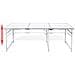 Set Tavolo Da Campeggio Pieghevole Con 6 Sedie Regolabili 180 X 60 Cm - Foto miniatura 11