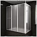 Schermo A Parete Per Doccia L 70x130x140 Cm E 4 Pannelli Pieghevoli - Foto miniatura 1