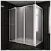 Schermo A Parete Per Doccia L 70x130x140 Cm E 4 Pannelli Pieghevoli - Foto miniatura 2